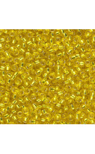 Miyuki rocailles Perlen 11/0 - Silver lined yellow 11-6